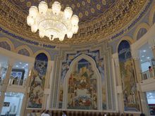 Chandelier and Mural at Timurid Museum