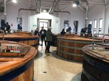 This is a guided tour that talks about steps involved - from fermentation to aging and bottling