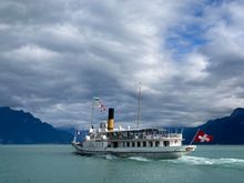 Our peddle steamer Italie