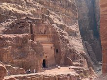 View of the tomb