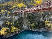 Kawerau Gorge where the bungy jumping happens.