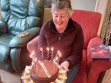 My 79th birthday cake.