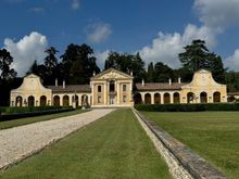 About 10 km from the center of Asolo is Villa Barbaro (aka, Villa di Maser), conceived by Andrea Palladio in the 1550s and part of the UNESCO World Heritage group of Palladian villas. The inside features frescoes by Paolo Veronese. This is a private home, so only six rooms are open for touring, and there are no photos allowed inside.