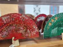 Fans. The most popular souvenir with 86 degree temps.