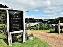 Passage Rock Winery, sea in the far distance. 