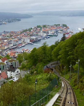 Bergen from the funicular 