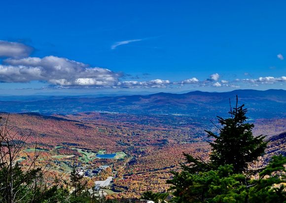 View from Mt. Mansfield, Stowe, Vermont