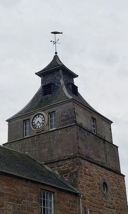 Crail Town Hall weathervane with, fittingly, a haddock.