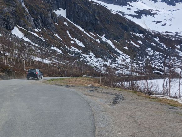The road to Hamn, by now I'd lost count of the number of tunnels we drove through in Senja !