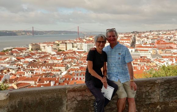 Lisbon below despite two photobombers, lol.