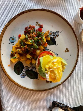 Breakfast at Las Cruces Boutique Hotel.