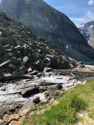 Climb this rocky path to the top for a stunning view