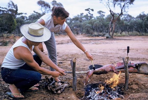 Bbq- ing outback style 