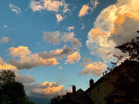 Sunset for gruezi though not nearly as spectacular as hers on BI