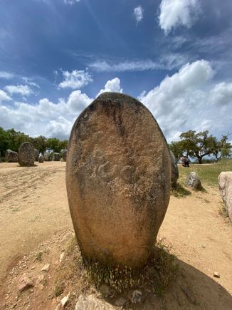 Ancient markings can be seen clearly 