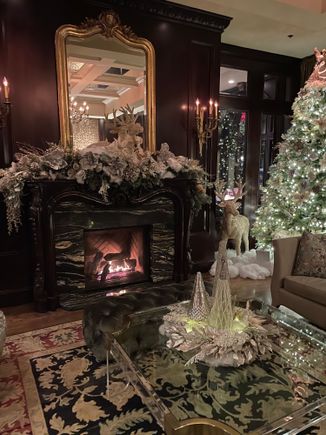 The Wedgewood Hotel lobby and Christmas tree