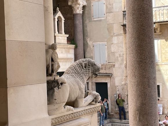 Inside the Peristyle