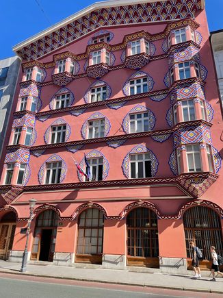 Across the street from the Hotel Union