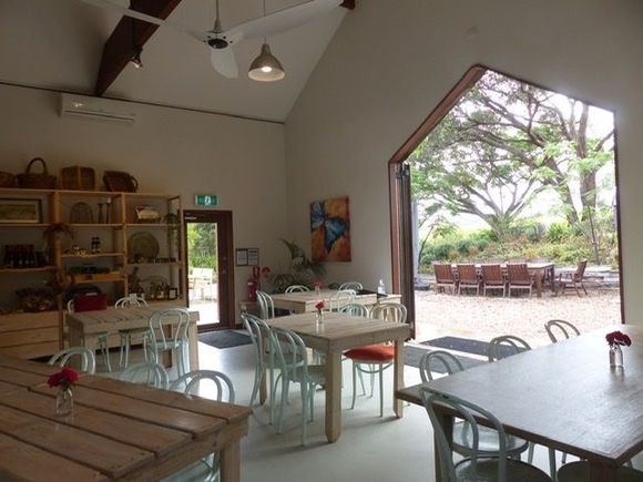 Quiet cafe until family with kids arrived 