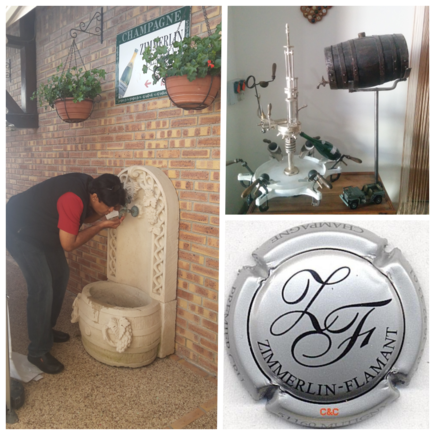 A carved water fountain

Signature cork