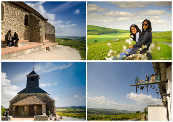 Eglise du Mutigny is a small but picturesque church surrounded by vineyards. 