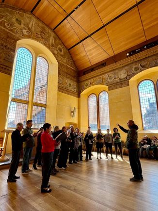 Rehearsal at Stirling Castle