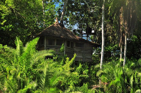 The 'honeymoon suite' overlooking the baai.