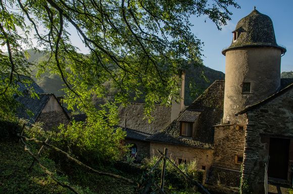 Conques is all about historical buildings.