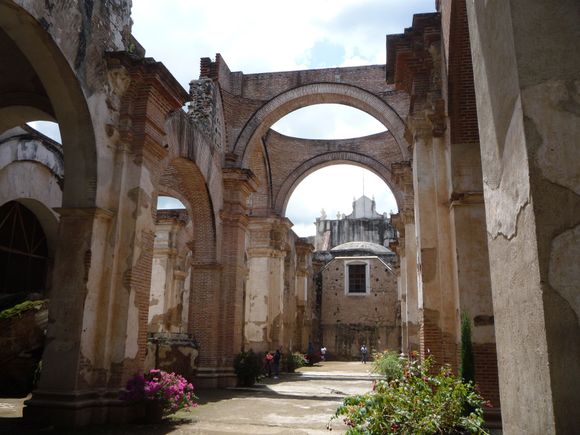 Ruins of the original San José cathedral.