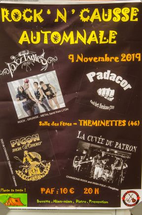 Bar bands promo poster.