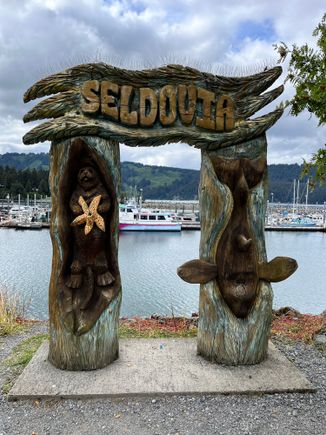 Seldovia welcome sign