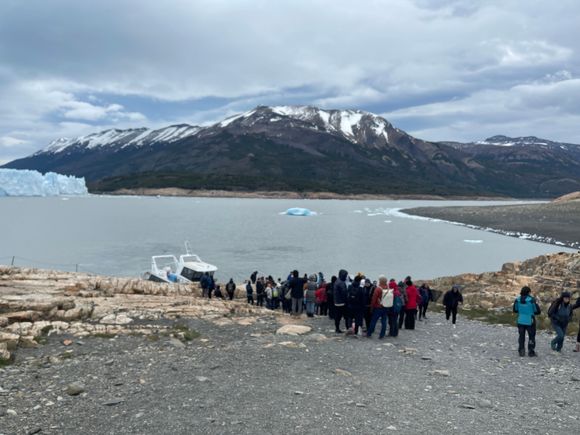 Short trek to the glacier