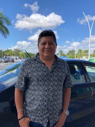 Our driver, Manny Lug, of Merida.