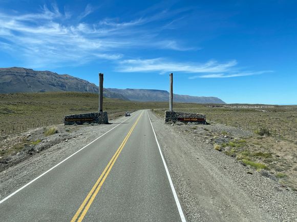 Leaving the national park 