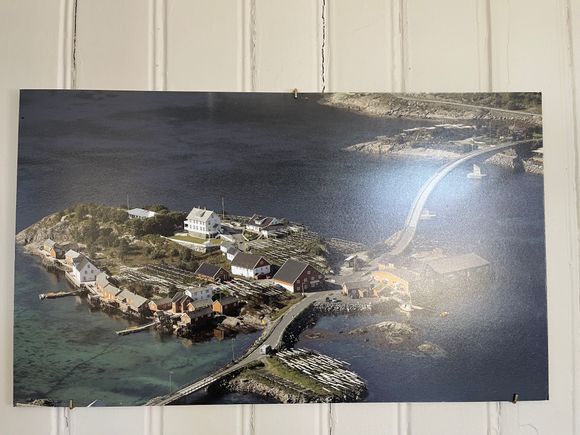 The white building is the manor house