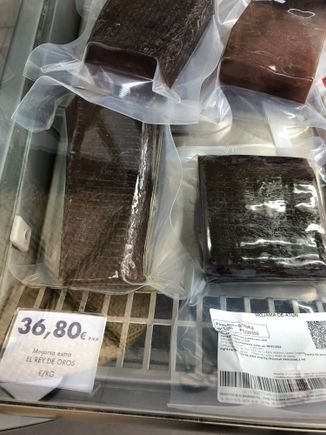 Mojama, air-dried fish, a delicacy all over Spain