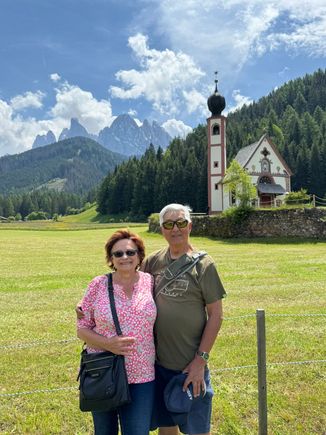 The church is locked so you can't go in. I peeked inside and there are only 6 rows of pews. 