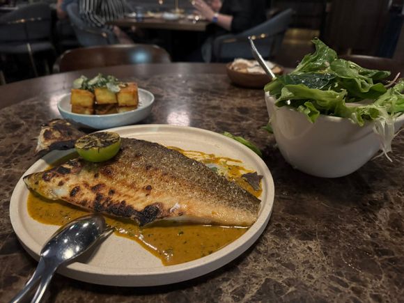 Perfectly cooked grilled cod!