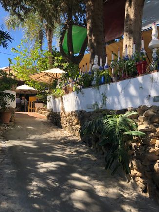 Entrance to the restaurant