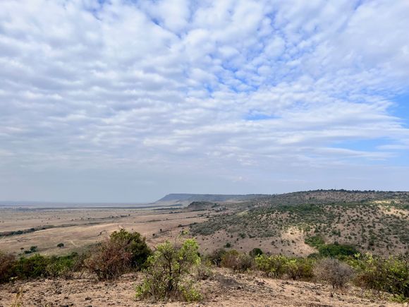 View from the top during our walking safari.