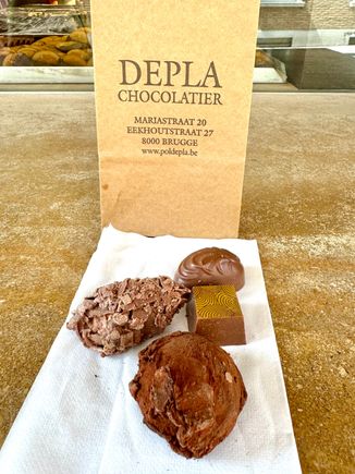 Sooooo good. Yes, we brought back some Belgian chocolate and if you guys finally agreed to come to St. Louis for a GTG, there would be plenty for everyone to sample. But since I know that will never happen, we will just have to enjoy ourselves…