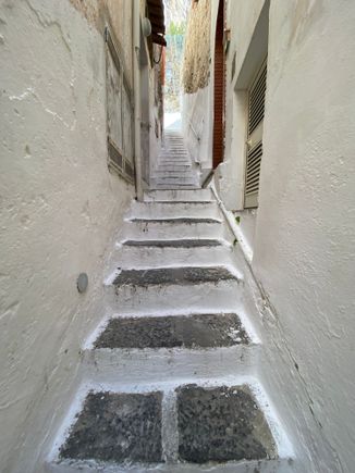 And stairs