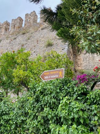 We are on the right path and we see some ramparts