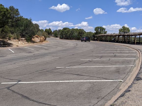 The Balcony House parking lot 