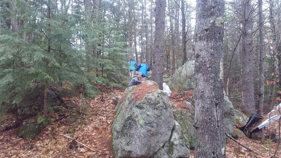 Final climb for baskets.