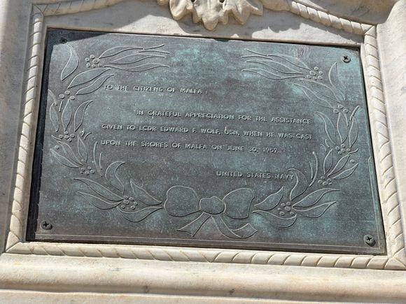 Interesting plaque that I would like to investigate....I imagine it tells quite a story.