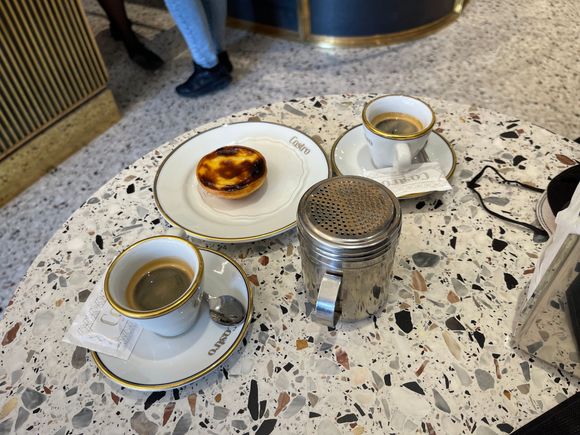 Our nata with coffee