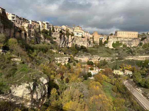 View of the Hot de Huecar (gorge of the Huecar river) from the Parador