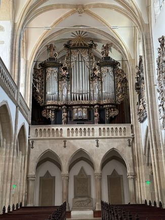 The main organ in the church