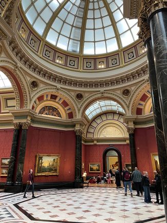  A hall way in the National Gallery.  Such an amazing building.  We were told it is the first building in the world built to as a museum.  (You can fact check me on that but thats what I was told.